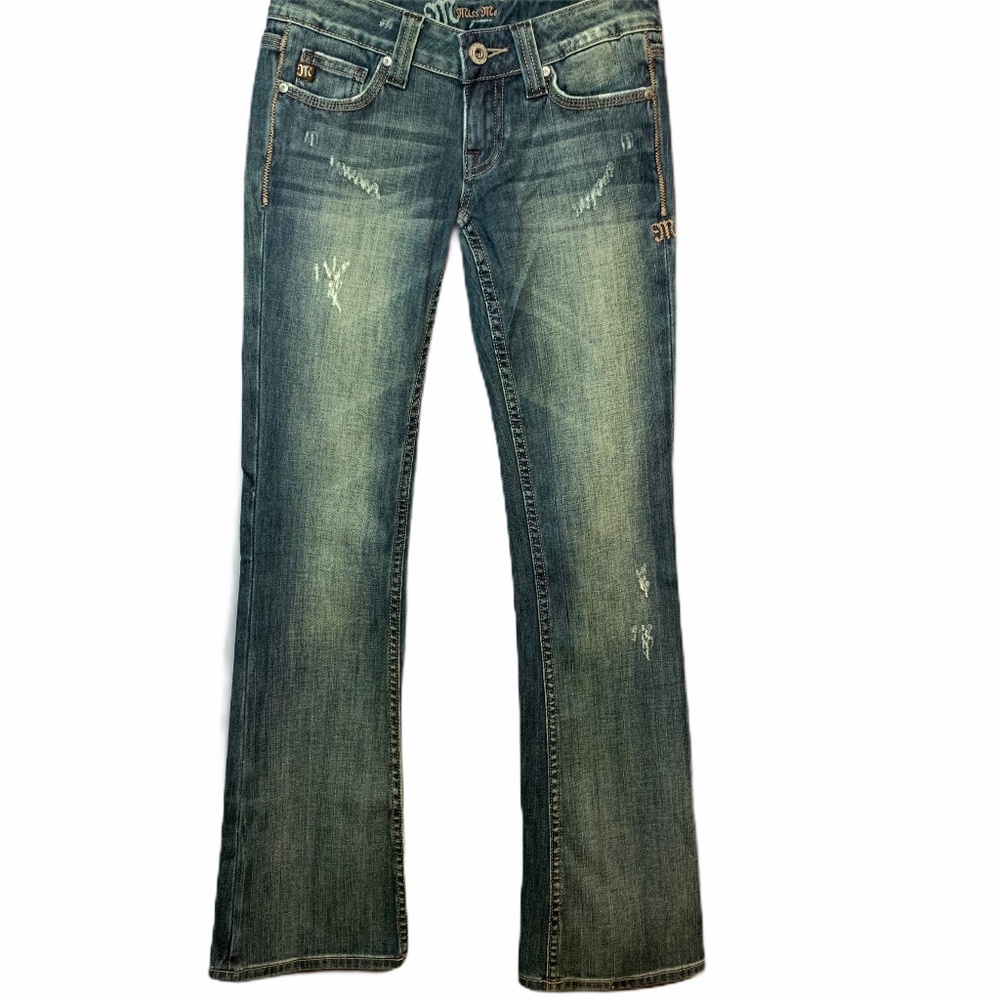 Miss Me Style Cow Hide Pocket Jeans Size 6